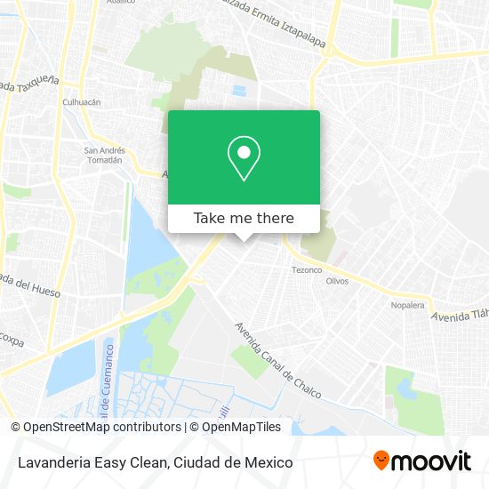Mapa de Lavanderia Easy Clean