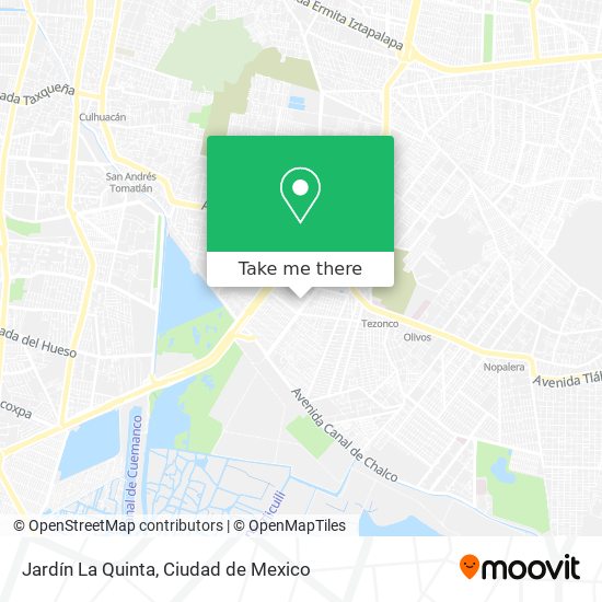 Mapa de Jardín La Quinta