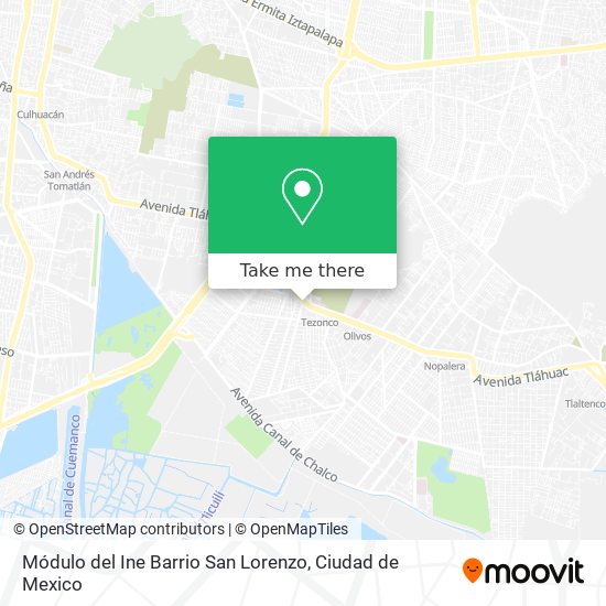 Mapa de Módulo del Ine Barrio San Lorenzo