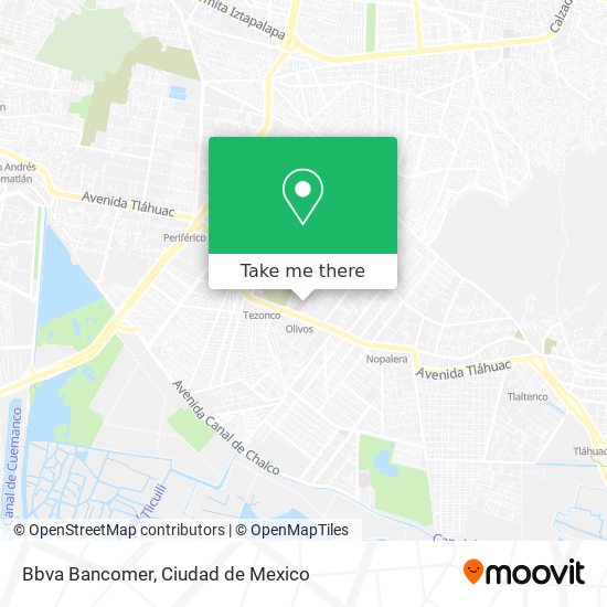 Bbva Bancomer map