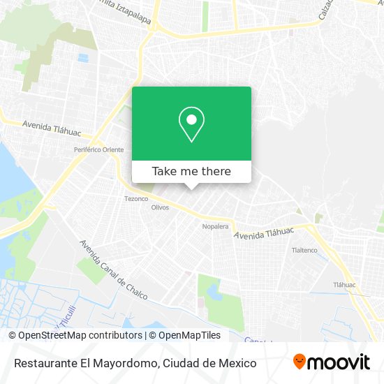 Restaurante El Mayordomo map