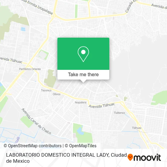LABORATORIO DOMESTICO INTEGRAL LADY map