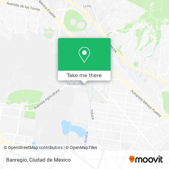 Mapa de Banregio