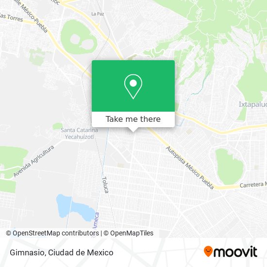 Gimnasio map