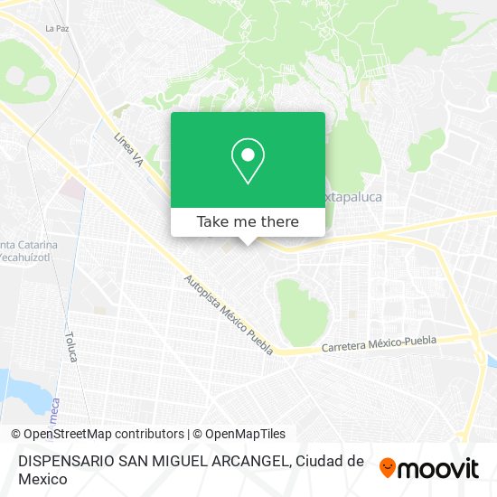 Mapa de DISPENSARIO SAN MIGUEL ARCANGEL