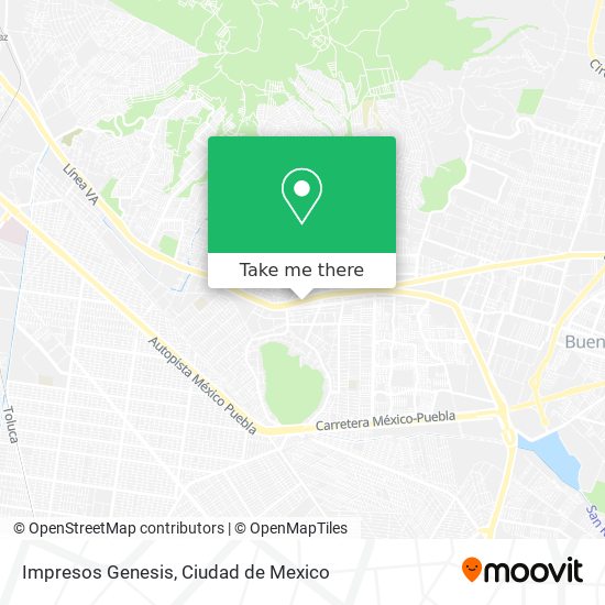Impresos Genesis map