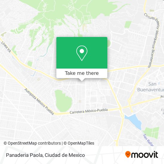 Panaderia Paola map