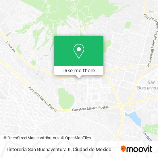 Mapa de Tintoreria San Buenaventura II