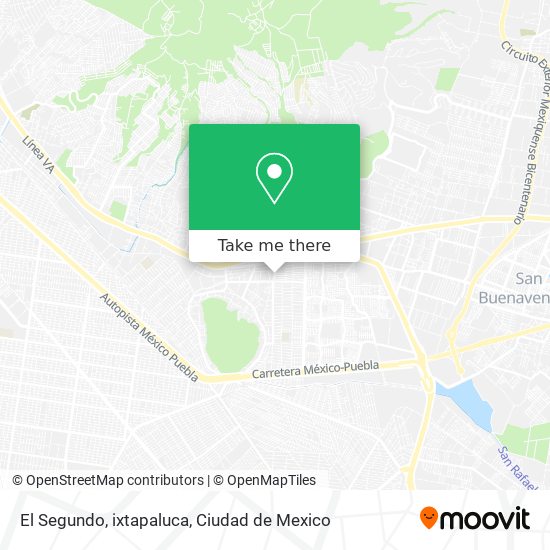 El Segundo, ixtapaluca map