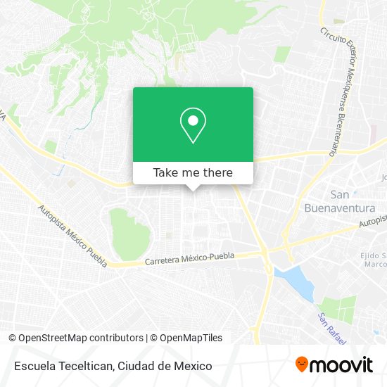 Escuela Teceltican map