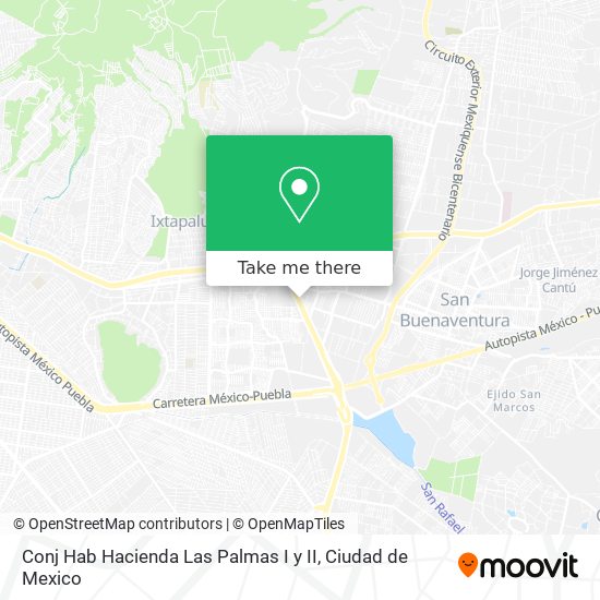 Conj Hab Hacienda Las Palmas I y II map