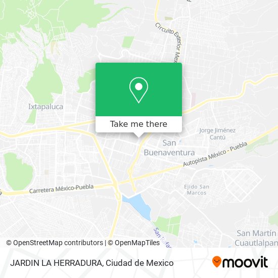 JARDIN LA HERRADURA map
