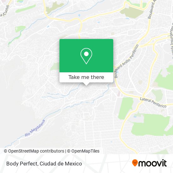 Mapa de Body Perfect