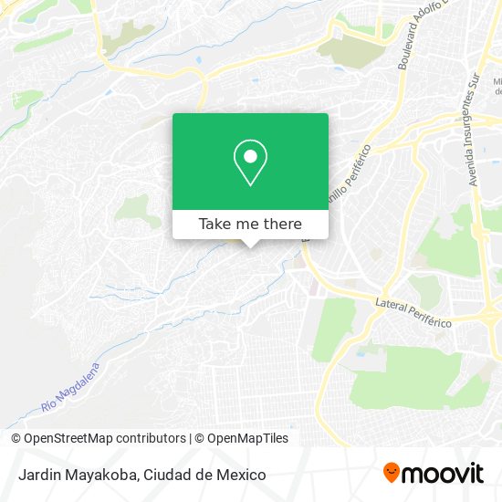 Jardin Mayakoba map