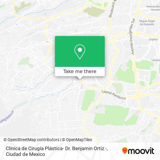 Clínica de Cirugía Plástica- Dr. Benjamin Ortiz - map
