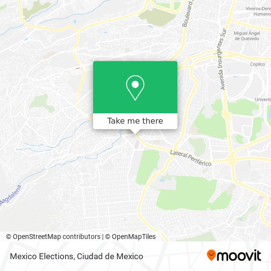 Mexico Elections map