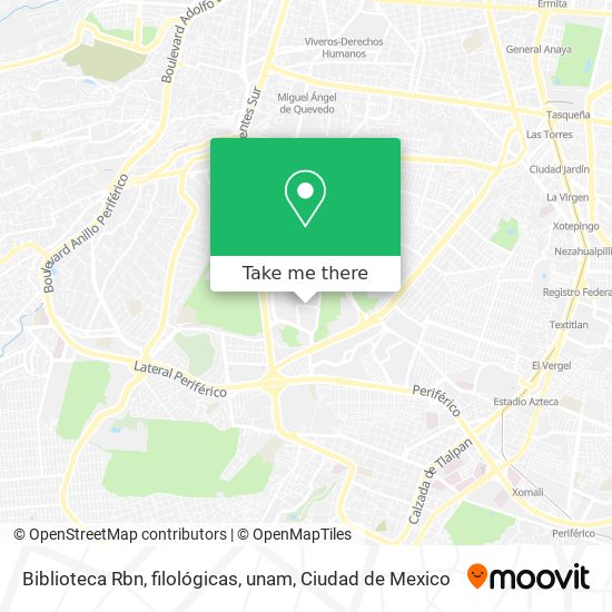 Biblioteca Rbn, filológicas, unam map