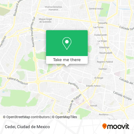 Mapa de Cedei
