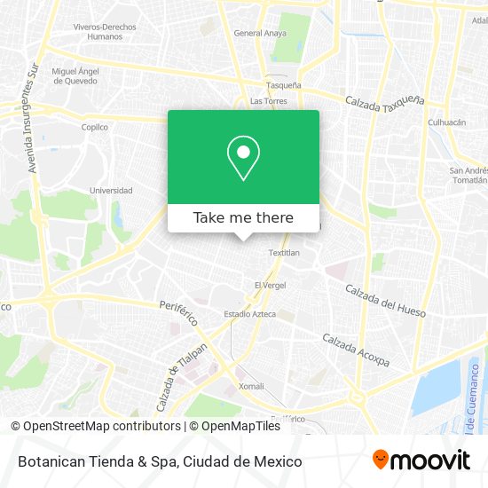 Botanican Tienda & Spa map