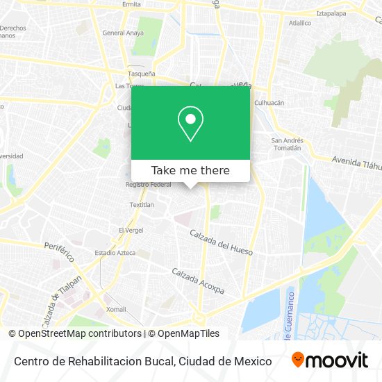 Centro de Rehabilitacion Bucal map