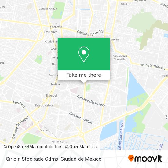 Mapa de Sirloin Stockade Cdmx