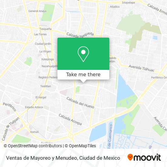 Mapa de Ventas de Mayoreo y Menudeo