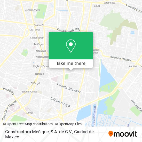 Constructora Meñique, S.A. de C.V. map