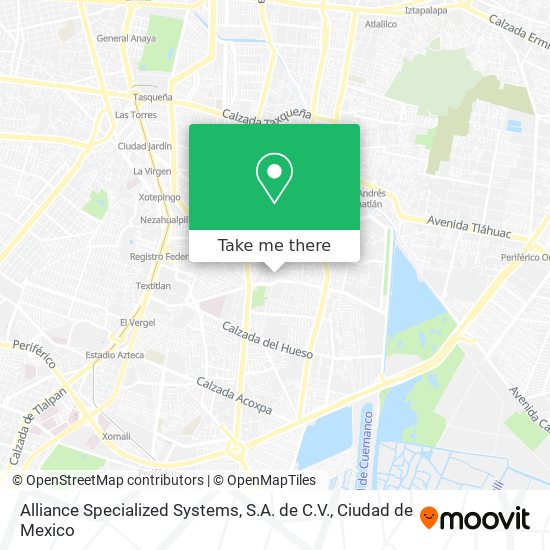 Alliance Specialized Systems, S.A. de C.V. map