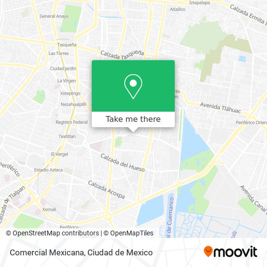 Comercial Mexicana map