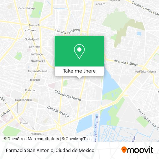 Mapa de Farmacia San Antonio