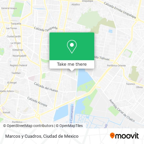 Marcos y Cuadros map