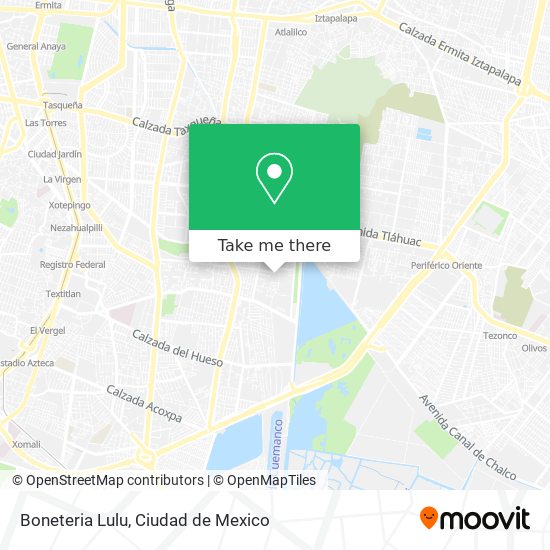 Boneteria Lulu map