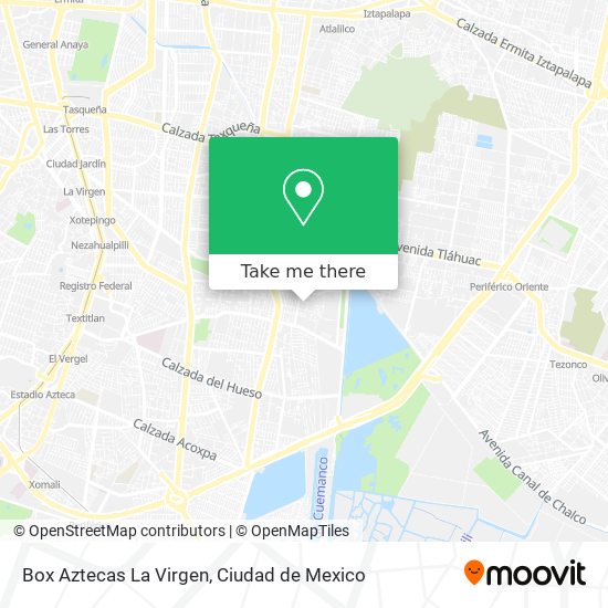 Mapa de Box Aztecas La Virgen