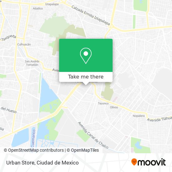 Urban Store map