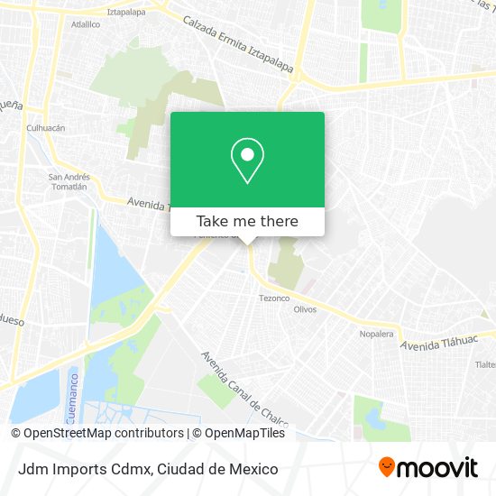 Jdm Imports Cdmx map