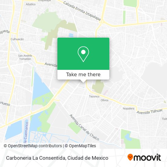 Mapa de Carboneria La Consentida