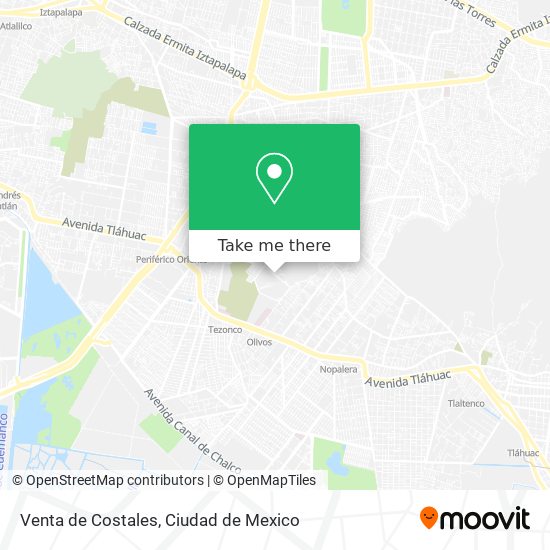 Mapa de Venta de Costales