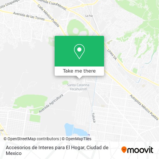 Mapa de Accesorios de Interes para El Hogar