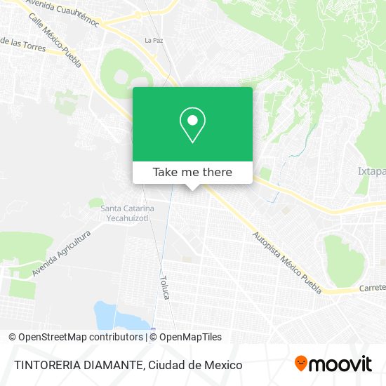 Mapa de TINTORERIA DIAMANTE