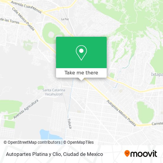 Autopartes Platina y Clio map