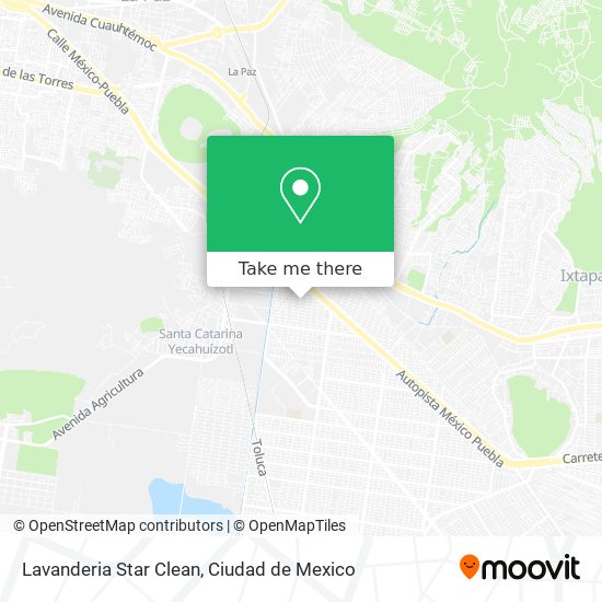 Lavanderia Star Clean map