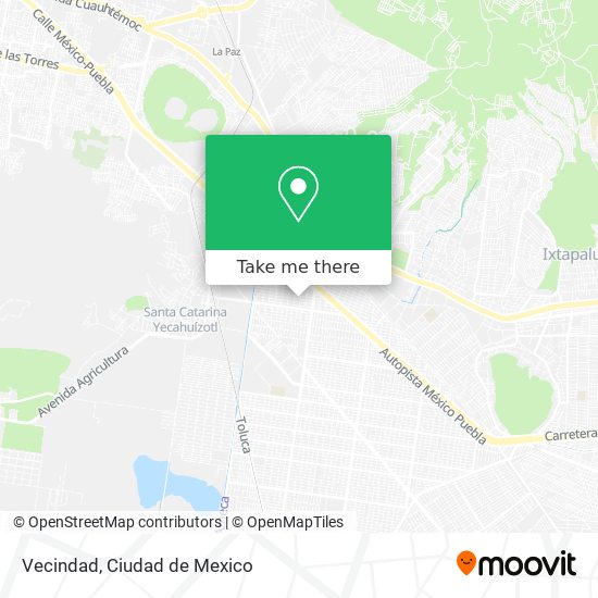 Vecindad map