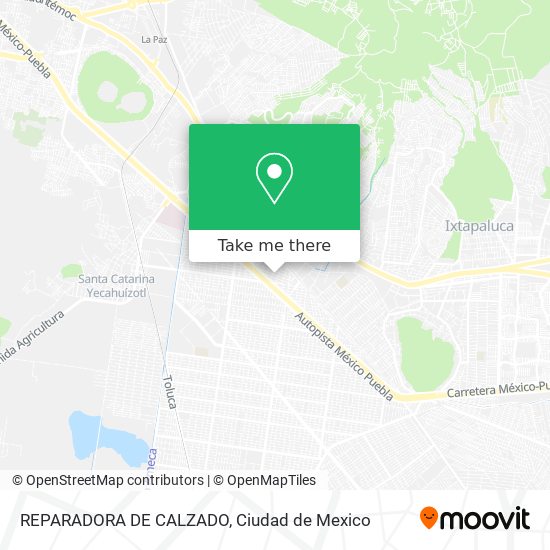 Mapa de REPARADORA DE CALZADO