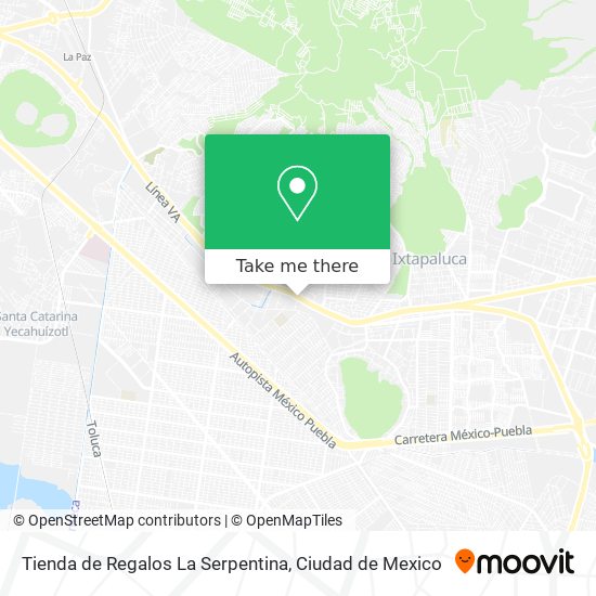 Tienda de Regalos La Serpentina map