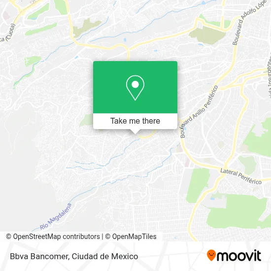 Bbva Bancomer map