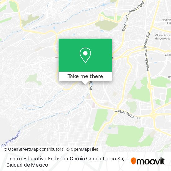 Centro Educativo Federico Garcia Garcia Lorca Sc map