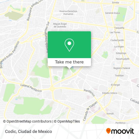 Mapa de Codic