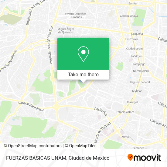 FUERZAS BASICAS UNAM map