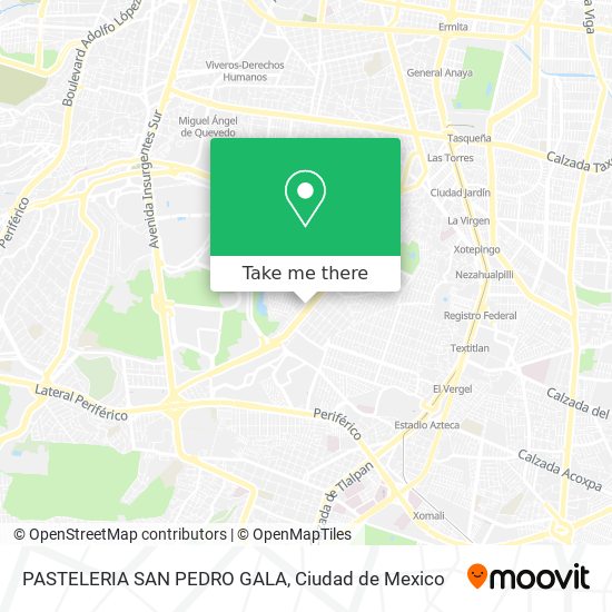 PASTELERIA SAN PEDRO GALA map