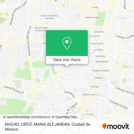 MIGUEL ORTíZ, MARíA ALEJANDRA map